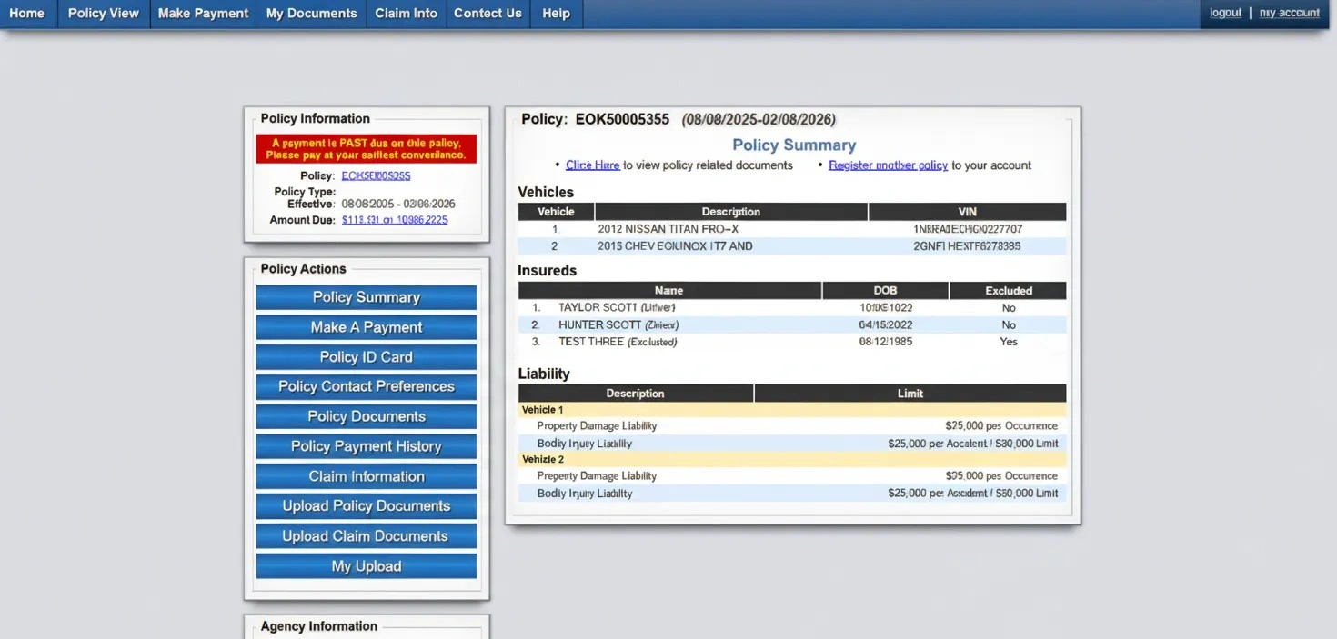 Virtual Policyholder Policyholder Portal Software - Modotech